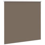 vidaXL Zatemňovacia roleta, kávová, 165x175 cm, šírka látky 161,6 cm, polyester – Obrázok 3