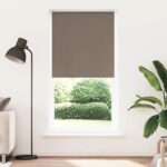 vidaXL Zatemňovacia roleta, kávová, 105x210 cm, šírka látky 100,7 cm, polyester