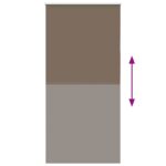vidaXL Zatemňovacia roleta, kávová, 105x210 cm, šírka látky 100,7 cm, polyester – Obrázok 5