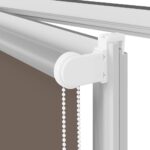 vidaXL Zatemňovacia roleta, kávová, 135x230 cm, šírka látky 131,6 cm, polyester – Obrázok 12