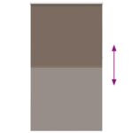 vidaXL Zatemňovacia roleta, kávová, 135x230 cm, šírka látky 131,6 cm, polyester – Obrázok 5