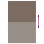 vidaXL Zatemňovacia roleta, kávová, 150x230 cm, šírka látky 146,6 cm, polyester – Obrázok 5