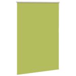 vidaXL Zatemňovacia roleta, listy zelené, 115x130 cm, šírka látky 110,7 cm, polyester – Obrázok 3