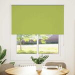 vidaXL Zatemňovacia roleta, listy zelené, 120x130 cm, šírka látky 116,6 cm, polyester – Obrázok 2