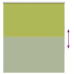 vidaXL Zatemňovacia roleta, listy zelené, 120x130 cm, šírka látky 116,6 cm, polyester – Obrázok 9