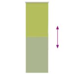 vidaXL Zatemňovacia roleta, listy, zelená 50x150 cm, šírka látky 45,7 cm, polyester – Obrázok 9