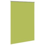 vidaXL Zatemňovacia roleta, listy zelené, 150x210 cm, šírka látky 146,6 cm, polyester – Obrázok 3
