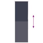 vidaXL Zatemňovacia roleta námornícka modrá 55x130 cm šírka látky 50,7 cm polyester – Obrázok 5