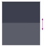 vidaXL Zatemňovacia roleta námornícka modrá 120x130 cm, šírka látky 116,6 cm, polyester – Obrázok 5