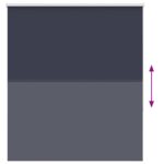 vidaXL Zatemňovacia roleta námornícka modrá 140x130 cm, šírka látky 136,6 cm, polyester – Obrázok 5