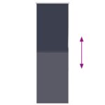 vidaXL Zatemňovacia roleta námornícka modrá 40x150 cm šírka látky 35,7 cm polyester – Obrázok 5