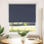 vidaXL Zatemňovacia roleta námornícka modrá 95x175 cm šírka látky 90,7 cm polyester – Obrázok 2