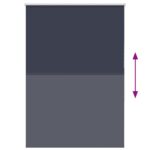 vidaXL Zatemňovacia roleta námornícka modrá 115x175 cm, šírka látky 110,7 cm, polyester – Obrázok 5