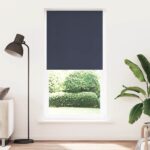 vidaXL Zatemňovacia roleta námornícka modrá 115x210 cm, šírka látky 110,7 cm, polyester – Obrázok 2