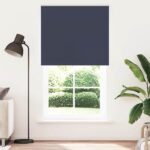 vidaXL Zatemňovacia roleta námornícka modrá 140x210 cm, šírka látky 136,6 cm, polyester – Obrázok 2