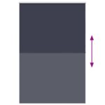 vidaXL Zatemňovacia roleta námornícka modrá 150x210 cm, šírka látky 146,6 cm, polyester – Obrázok 5