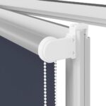 vidaXL Zatemňovacia roleta námornícka modrá 125x230 cm šírka látky 121,6 cm polyester – Obrázok 11