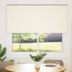 vidaXL Zatemňovacia roleta, sivobiela 150x175 cm, šírka látky 146,6 cm, polyester – Obrázok 2