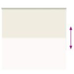 vidaXL Zatemňovacia roleta, sivobiela 150x175 cm, šírka látky 146,6 cm, polyester – Obrázok 9