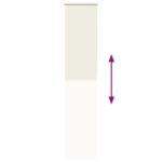 vidaXL Zatemňovacia roleta, sivobiela, 45x210 cm, šírka látky 40,7 cm, polyester – Obrázok 9