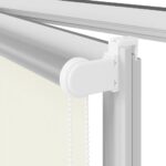 vidaXL Zatemňovacia roleta, sivobiela 150x210 cm, šírka látky 146,6 cm, polyester – Obrázok 12