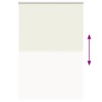 vidaXL Zatemňovacia roleta, sivobiela 150x210 cm, šírka látky 146,6 cm, polyester – Obrázok 9
