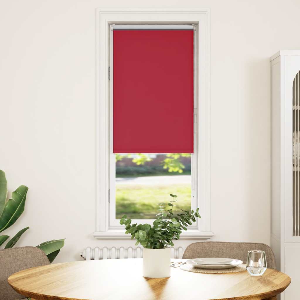 4011794_1.jpg vidaXL Zatemňovacia roleta červená 50x175 cm šírka látky 45,7 cm polyester – Obrázok 1