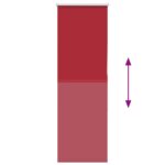 vidaXL Zatemňovacia roleta červená 50x175 cm šírka látky 45,7 cm polyester – Obrázok 5