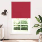 vidaXL Zatemňovacia roleta červená 135x230 cm Šírka látky 131,6 cm Polyester