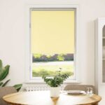 vidaXL Zatemňovacia roleta žltá 85x130 cm šírka látky 80,7 cm polyester – Obrázok 2