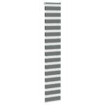 vidaXL Zebrová roleta tmavosivá 40x230 cm šírka látky 35,9 cm polyester – Obrázok 3