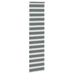 vidaXL Zebrová roleta tmavosivá 55x230 cm šírka látky 50,9 cm polyester – Obrázok 4