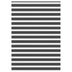 vidaXL Zebrová roleta čierna 155x230 cm šírka látky 150,9 cm polyester