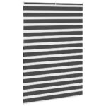 vidaXL Zebrová roleta čierna 155x230 cm šírka látky 150,9 cm polyester – Obrázok 4