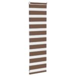 vidaXL Zebra roleta hnedá 50x100 cm šírka látky 45,9 cm polyester – Obrázok 4