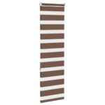 vidaXL Zebra roleta hnedá 45x150 cm šírka látky 40,9 cm polyester – Obrázok 4