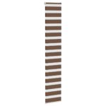 vidaXL Zebra roleta hnedá 40x200 cm šírka látky 35,9 cm polyester