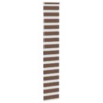 vidaXL Zebra roleta hnedá 40x200 cm šírka látky 35,9 cm polyester – Obrázok 4