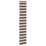 vidaXL Zebra roleta hnedá 45x200 cm šírka látky 40,9 cm polyester – Obrázok 4