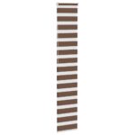 vidaXL Zebra roleta hnedá 50x200 cm šírka látky 45,9 cm polyester – Obrázok 4