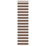 vidaXL Zebra roleta hnedá 55x200 cm šírka látky 50,9 cm polyester