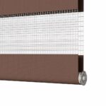 vidaXL Zebra roleta hnedá 55x200 cm šírka látky 50,9 cm polyester – Obrázok 12