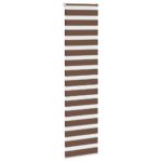 vidaXL Zebra roleta hnedá 65x200 cm šírka látky 60,9 cm polyester – Obrázok 3