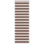 vidaXL Zebra roleta hnedá 80x200 cm šírka látky 75,9 cm polyester