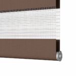 vidaXL Zebra roleta hnedá 80x200 cm šírka látky 75,9 cm polyester – Obrázok 12