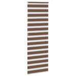 vidaXL Zebra roleta hnedá 80x200 cm šírka látky 75,9 cm polyester – Obrázok 4
