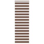 vidaXL Zebra roleta hnedá 85x200 cm šírka látky 80,9 cm polyester