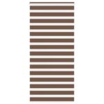 vidaXL Zebra roleta hnedá 100x200 cm šírka látky 95,9 cm polyester
