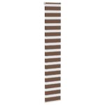 vidaXL Zebra roleta hnedá 40x230 cm šírka látky 35,9 cm polyester – Obrázok 3