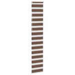 vidaXL Zebra roleta hnedá 40x230 cm šírka látky 35,9 cm polyester – Obrázok 4